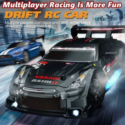 4WD RC drift car with remote control for kids and adults high-speed racing

