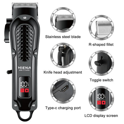 Rechargeable Hair Clipper HYN-212 for Men’s Cordless Beard Trimming