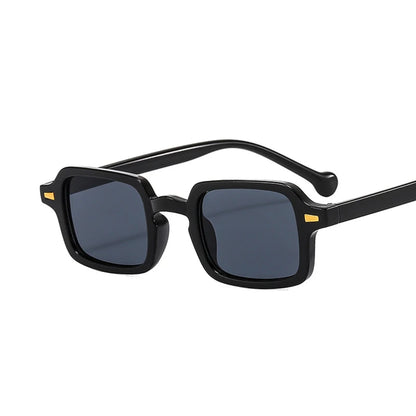 Luxurious rectangle sunglasses for men and women with UV400 protection