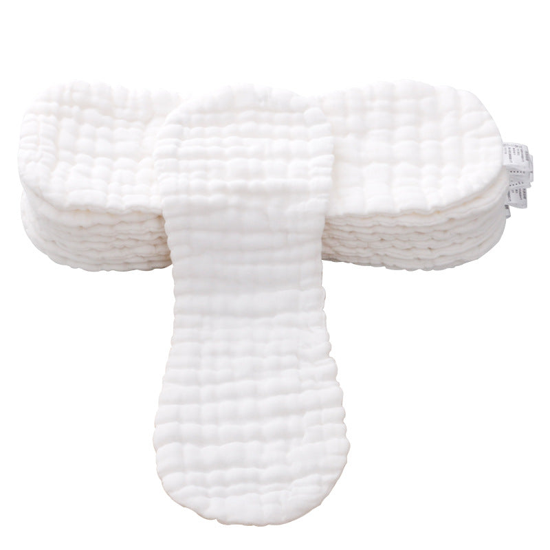 12-layer washable cotton baby diapers for newborns with soft breathable fabric

