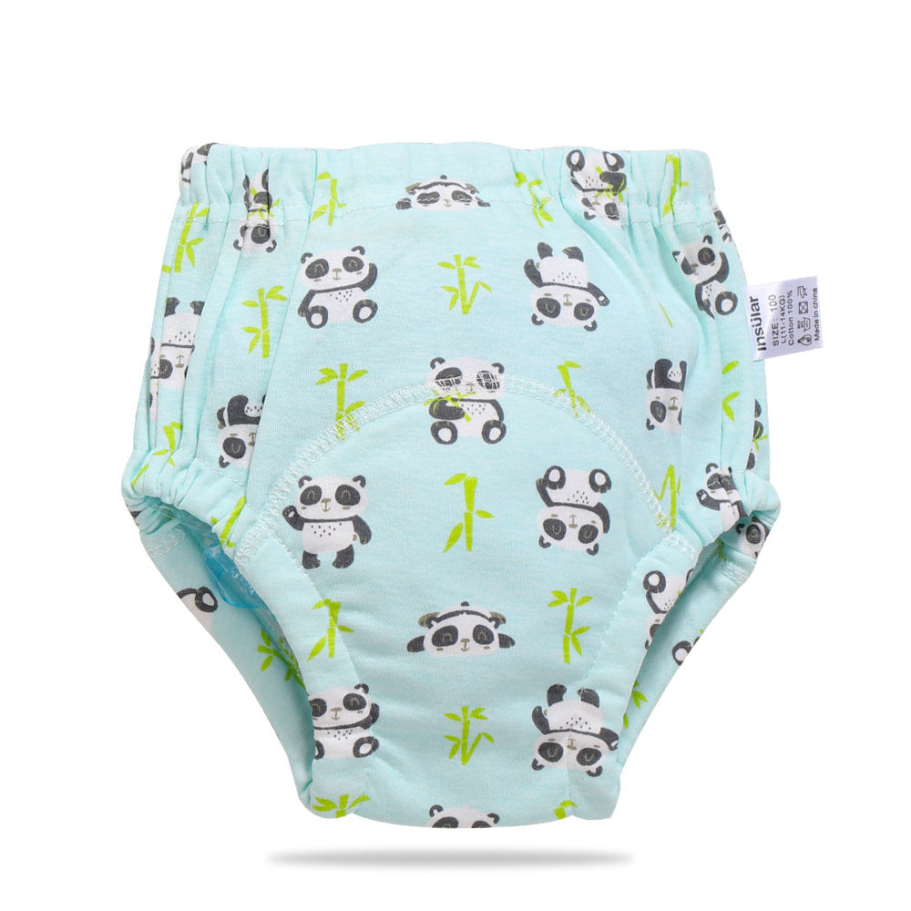 Breathable baby cloth diapers made with soft fabric for reusable use

