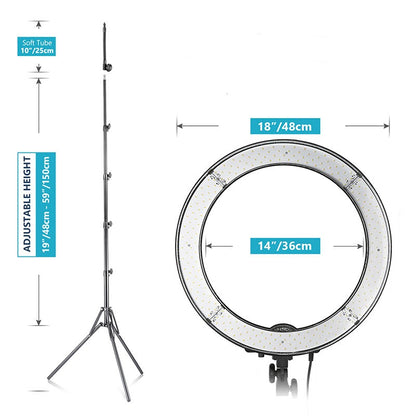 ring light setup