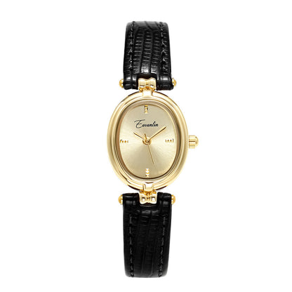 round-shaped-womens-leather-fashion-watch-brown