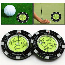 Golf Green Reader Ball Marker with Bubble Level for High Precision Putting and Slope Reading
