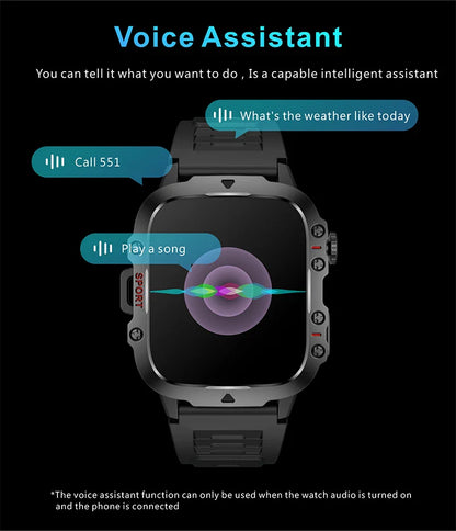 Xiaomi Military Smart Watch for Men with IP68 5ATM and BT Calling