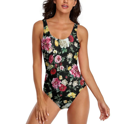 Colorful Floral Push-Up Swimwear One-Piece for Summer