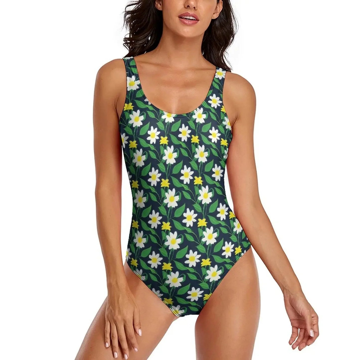 Colorful Floral Push-Up Swimwear One-Piece for Summer