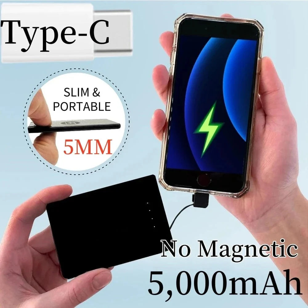 Ultra-Thin 8000mAh Power Bank for Phones