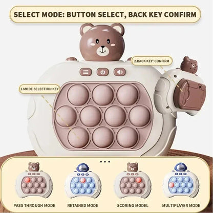"Colorful Push Bubble Game Machine for Kids with Cartoon Design"

