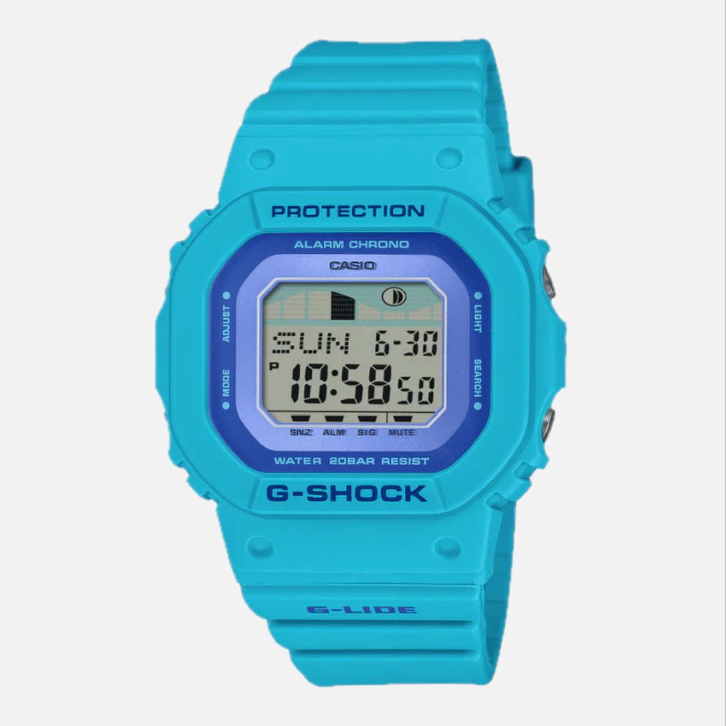 Casio G-Shock GA-100-1A2 Men's Watch with world time and alarm