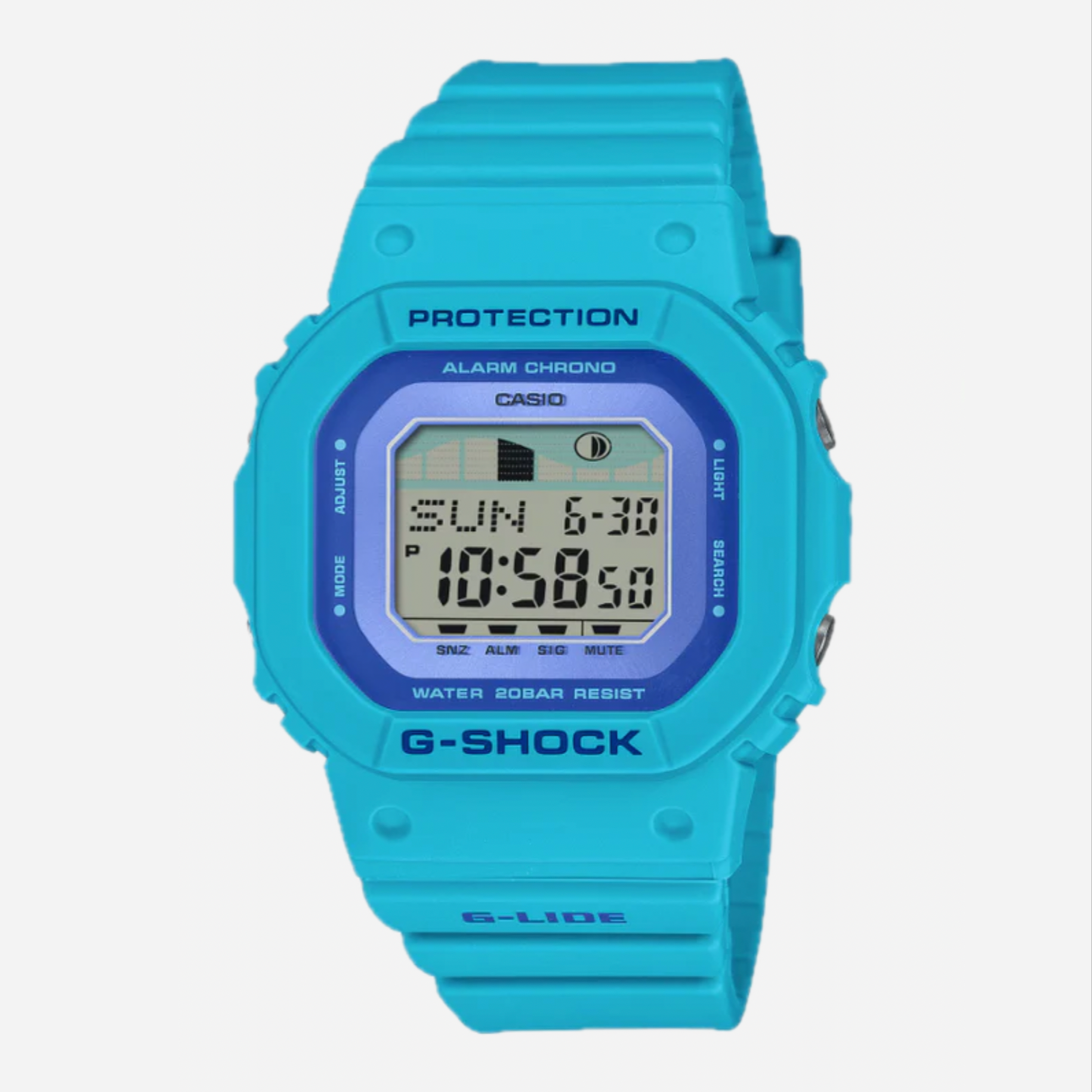 Casio G-Shock GA-100-1A2 Men's Watch with world time and alarm