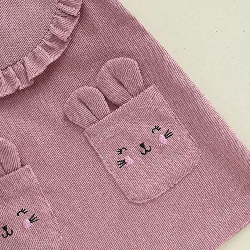 Short sleeve Easter baby outfit set with cute spring design

