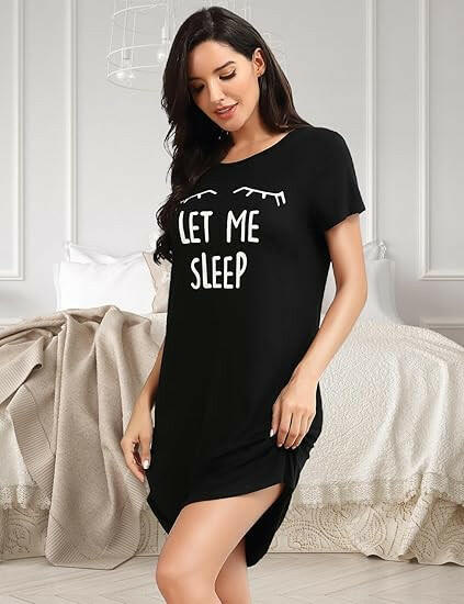 EISHOPEER women’s floral print nightgown