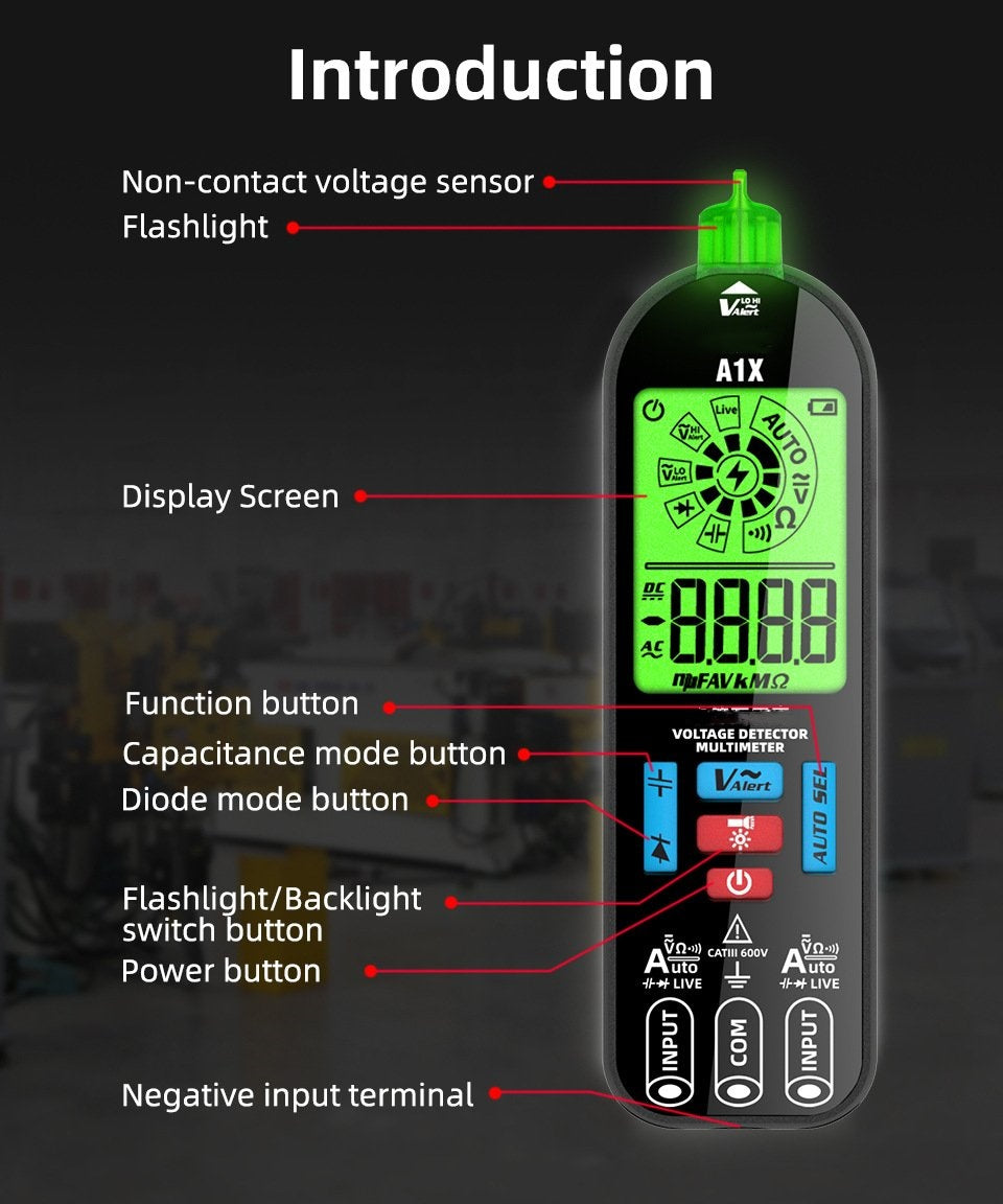 Digital Multimeter A1X – Smart Testing Device for Electronics and Automotive