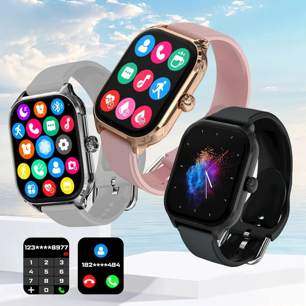 Smartwatch with Bluetooth Call | Fitness & Heart Rate Tracker