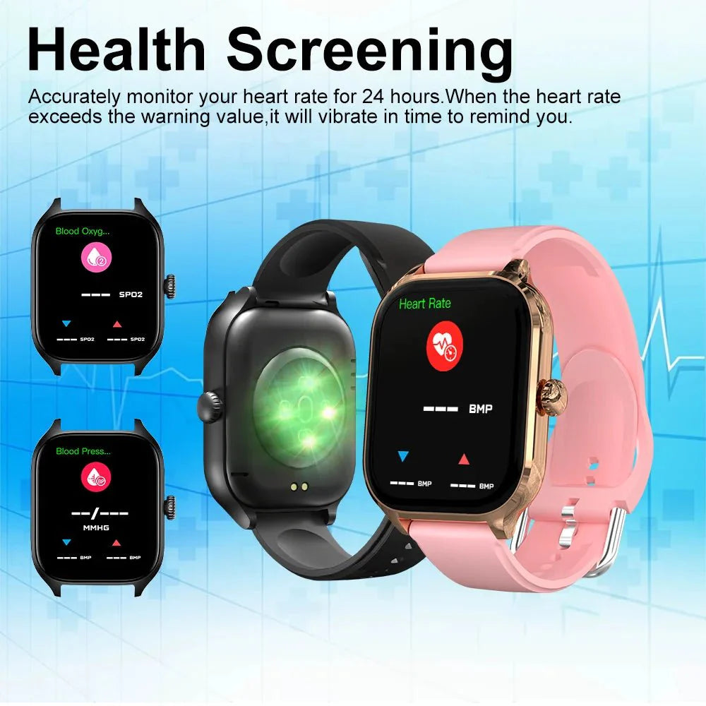 Smartwatch with Bluetooth Call | Fitness & Heart Rate Tracker