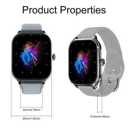 Smartwatch with Bluetooth Call | Fitness & Heart Rate Tracker