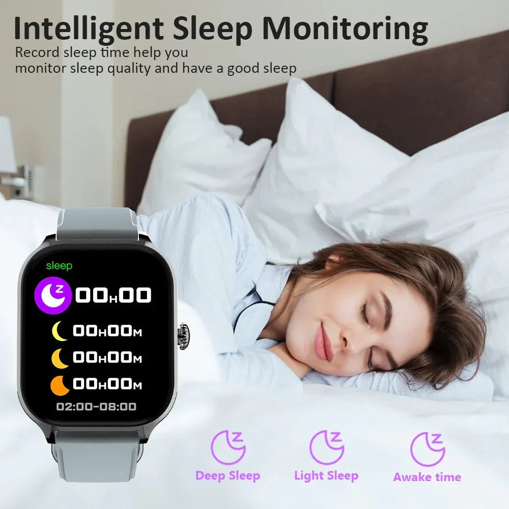 Smartwatch with Bluetooth Call | Fitness & Heart Rate Tracker