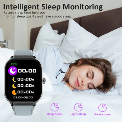 Smartwatch with Bluetooth Call | Fitness & Heart Rate Tracker