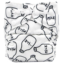 Reusable baby cloth diapers with soft cartoon prints and eco-friendly fabric

