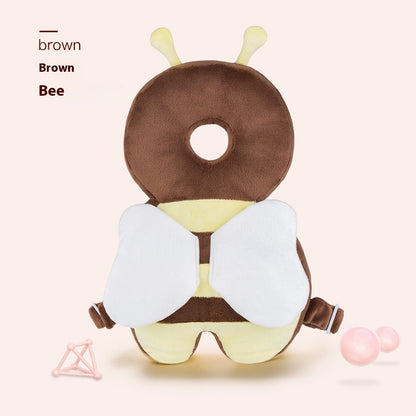Baby head protection pillow with wings to prevent head injuries from falls

