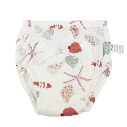 Breathable baby cloth diapers made with soft fabric for reusable use

