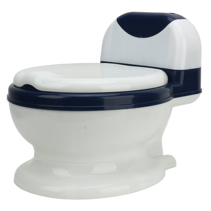 Soft PU toddler potty training seat with anti-slip base and back support

