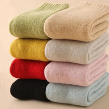 Thick winter baby wool socks for toddlers with soft and warm thermal design

