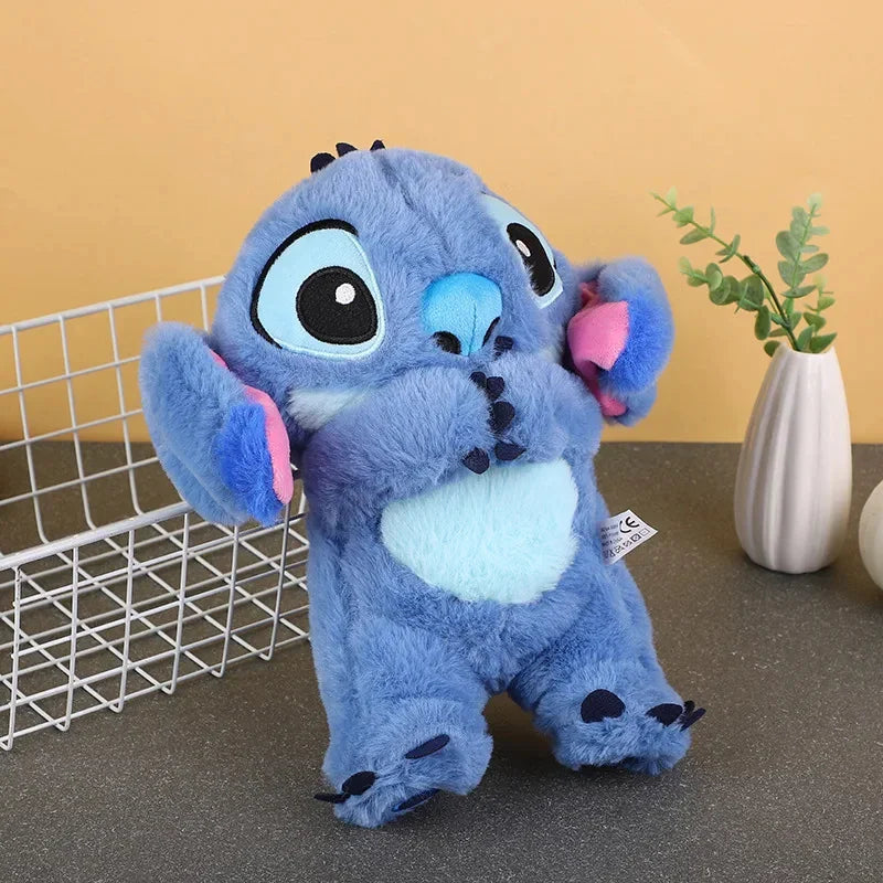 Kawaii Stitch Plush Doll with Soothing Music and Breathing Light