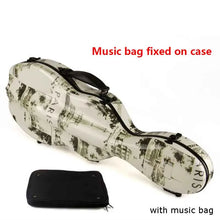 Carbon Fiber Violin Case with lock and double shoulder straps in multiple sizes

