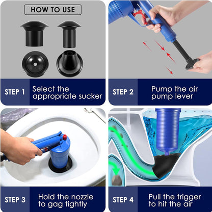 Powerful Pressure Drain Unclogger Plungers