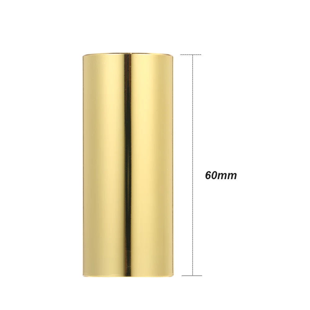 "Stainless Steel Guitar Slide 60MM for guitar, bass, and ukulele"