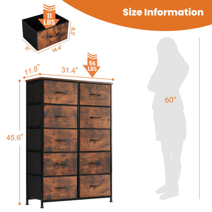 steel frame dresser