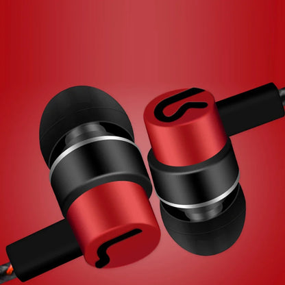 3.5mm In-Ear Wired Headphone with stereo bass, noise cancelling, and mobile compatibility for HD calls and immersive music