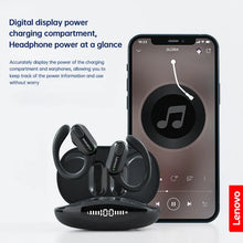 Bluetooth sports headphones with LED display for workout and gym use

