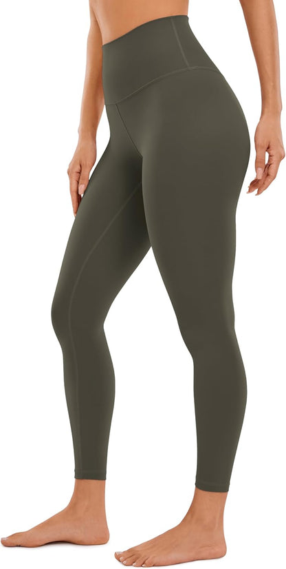 Soft stretchy high-waisted yoga workout leggings