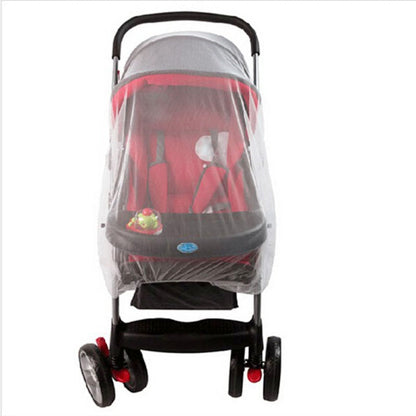 Universal baby stroller mosquito net for bug protection during outdoor walks

