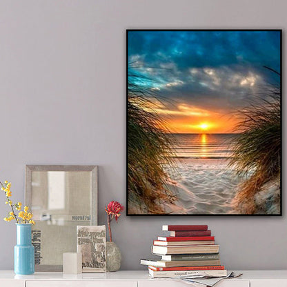 sunset diamond art