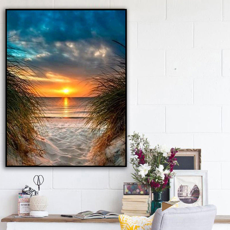 sunset diamond art
