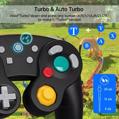 Bluetooth Gamepad for Switch and PC – GC style wireless controller

