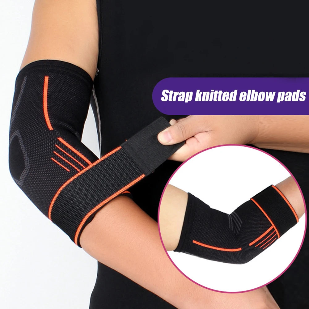 Elbow Brace Compression Sleeve for Tendonitis, Tennis Elbow, and Joint Pain Relief with Breathable Support Design