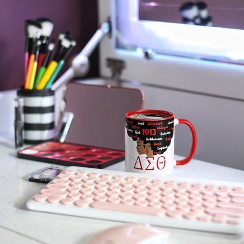Delta sorority coffee mug for sisters