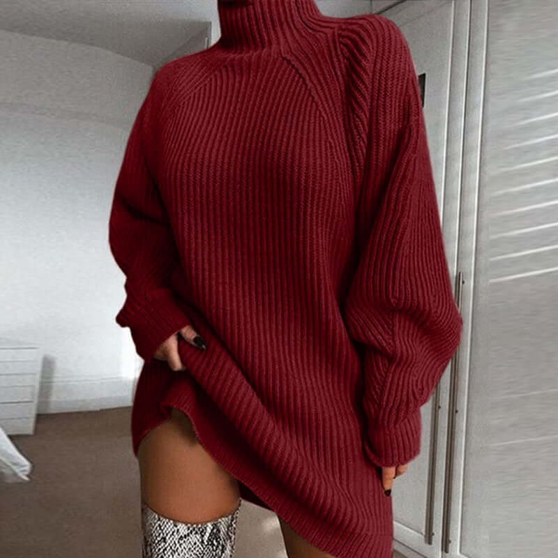 Cozy Warm Winter Sweater for Women – Soft Thick Knit Cold Weather Wear