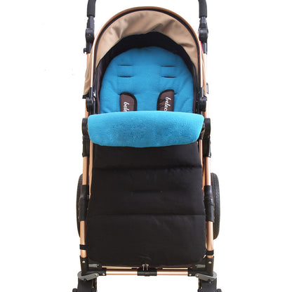 Thick infant baby carrying quilt designed for stroller warmth and comfort

