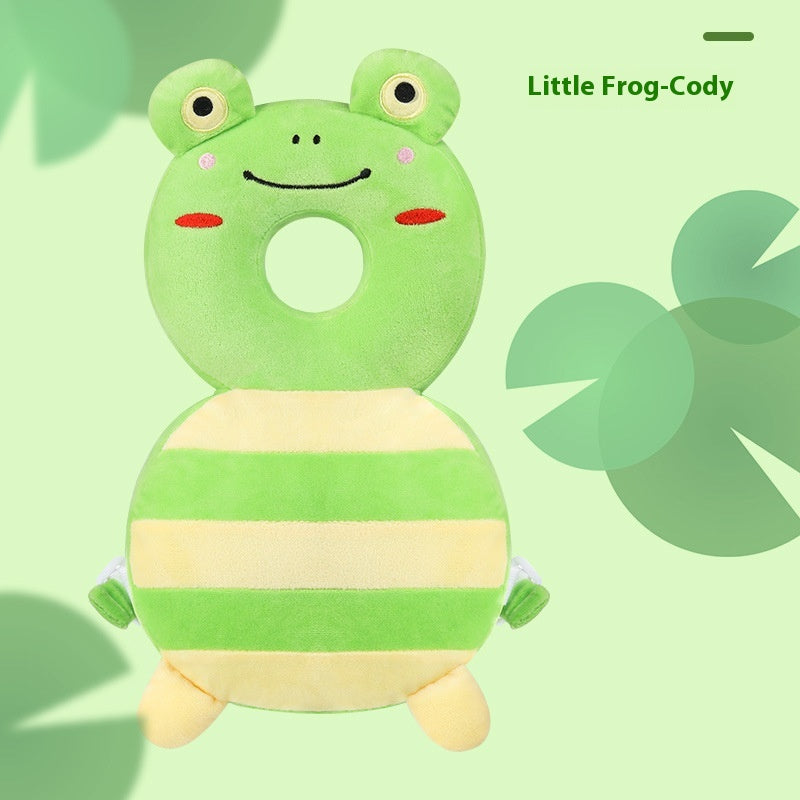 Baby head protection pillow with wings to prevent head injuries from falls

