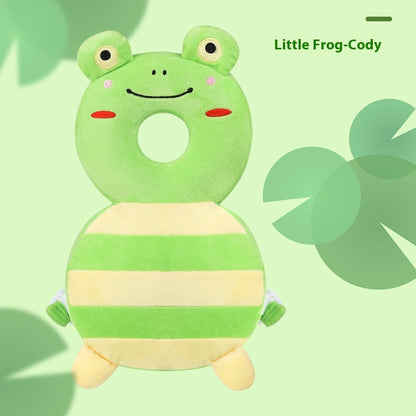 Baby head protection pillow with wings to prevent head injuries from falls


