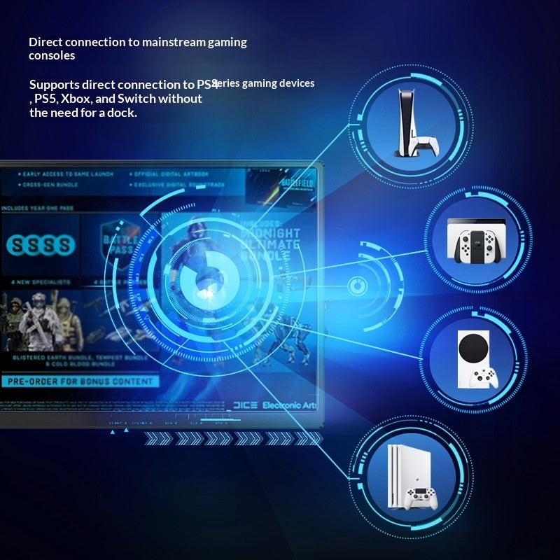 touch portable display