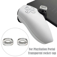1 pair silicone PlayStation Portal thumb grip caps for PS5 game controller

