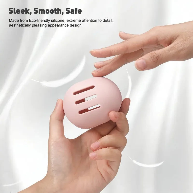 Silicone Makeup Sponge Storage Box for travel and dust-proof beauty use


