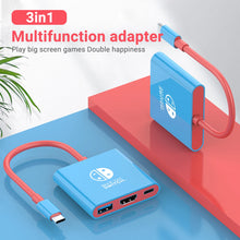 Portable Nintendo Switch Docking Station with HDMI and USB-C hub for travel gaming

